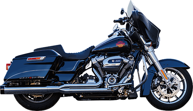 S&S CYCLE 1800-2731 2-into-1 Sidewinder Exhaust System - 50-State - Chrome - M8 Touring — image 3 of 4