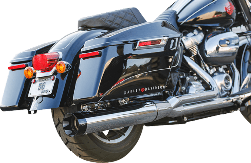 S&S CYCLE 1800-2731 2-into-1 Sidewinder Exhaust System - 50-State - Chrome - M8 Touring — image 2 of 4