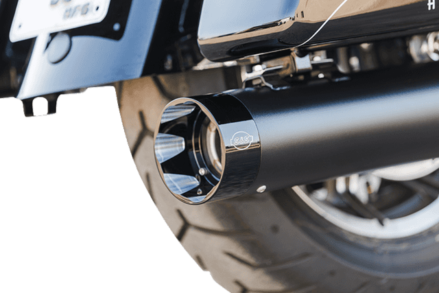 S&S CYCLE 1800-2732 2-into-1 Sidewinder Exhaust System - 50-State - Black - M8 Touring — image 3 of 4