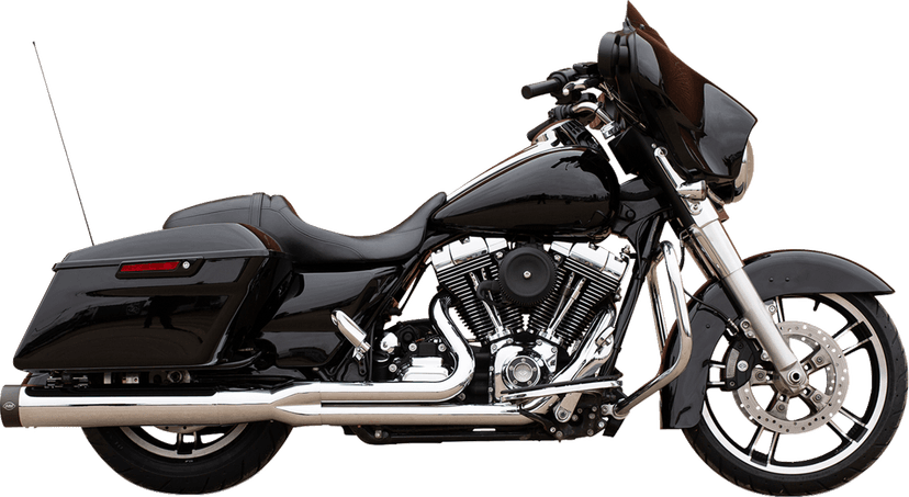 S&S CYCLE 1800-2740 2-into-1 Sidewinder Exhaust System - 50 State - Chrome - Touring '07-'16 — image 1 of 2