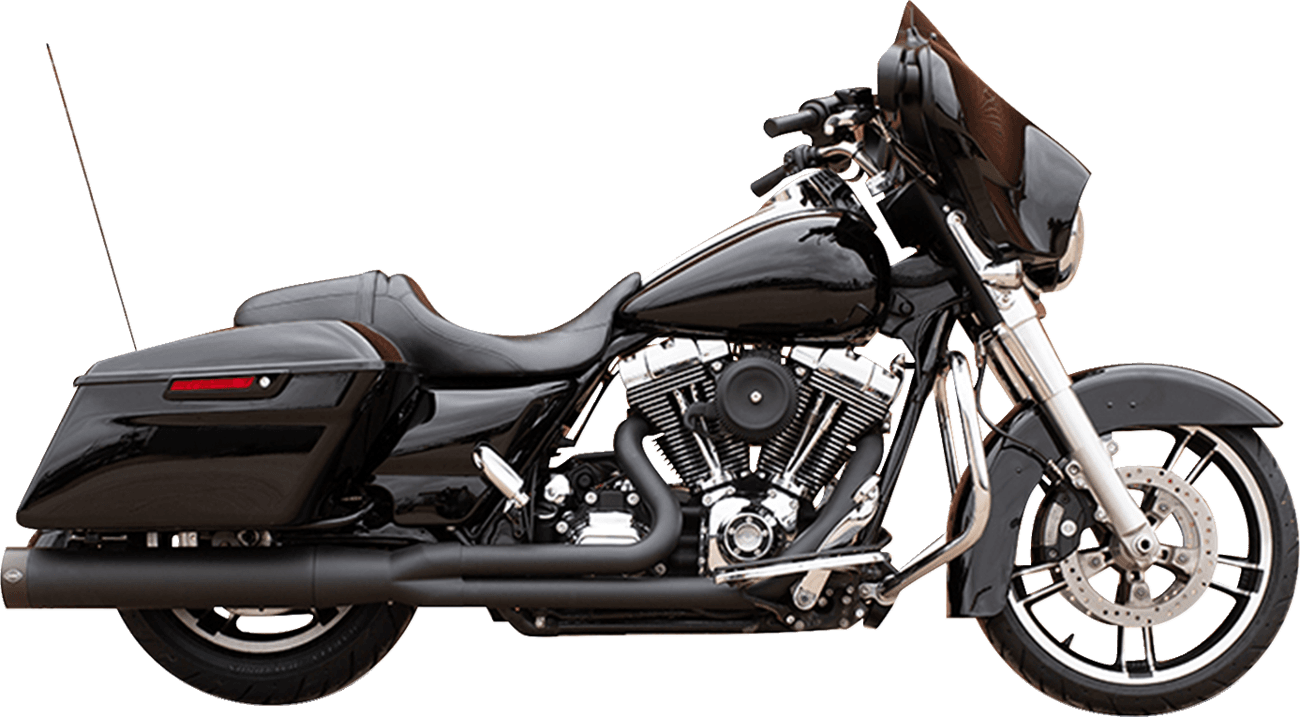 S&S CYCLE 1800-2741 2-into-1 Sidewinder Exhaust System - 50 State - Black - Touring '07-'16