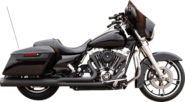 S&S CYCLE 1800-2741 2-into-1 Sidewinder Exhaust System - 50 State - Black - Touring '07-'16 — image 1 of 2