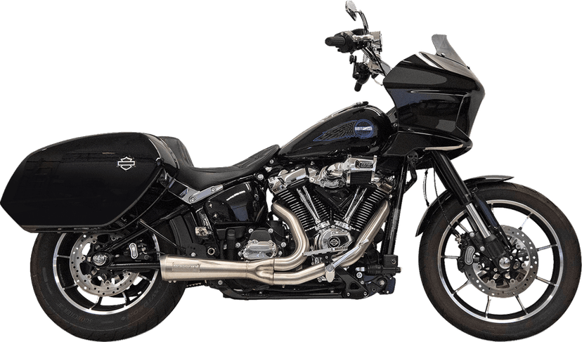 BASSANI XHAUST 1800-2744 2-into-1 Ripper Exhaust System with Megaphone Muffler - Short - Stainless - M8 Softail — image 1 of 2