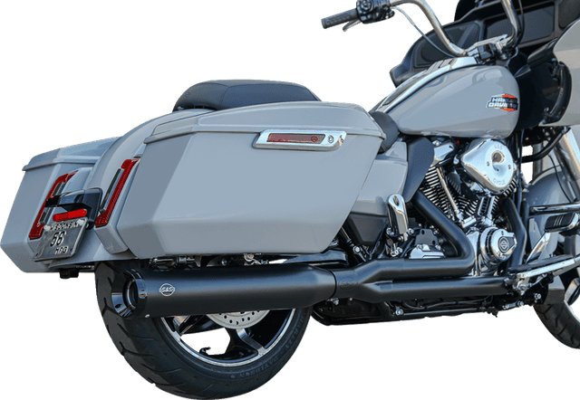 S&S CYCLE 1800-2757 2-into-1 GNX Exhaust System - Race Only - Guardian Black - Touring — image 2 of 3