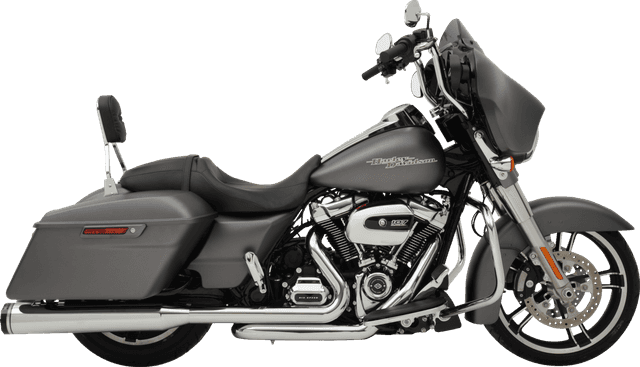 KHROME WERKS 1800-2765 2-into-1-into-2 Dominator-SR Exhaust System - Chrome - Without End Caps - M8 Touring — image 1 of 5