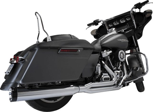 KHROME WERKS 1800-2771 2-into-1 Outlaw-SR Exhaust System - Chrome - Without End Cap - M8 Touring — image 1 of 2