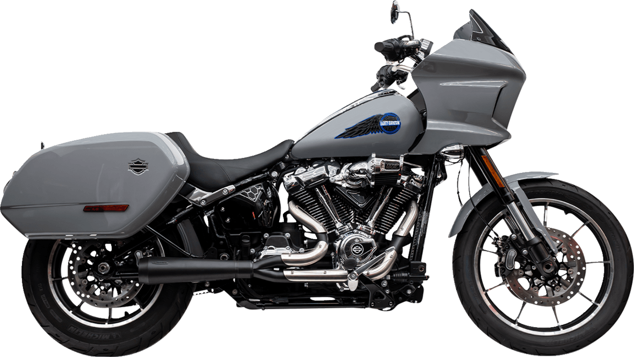 TRASK 1800-2781 2-into-1 Assault Exhaust System - Black - Softail M8