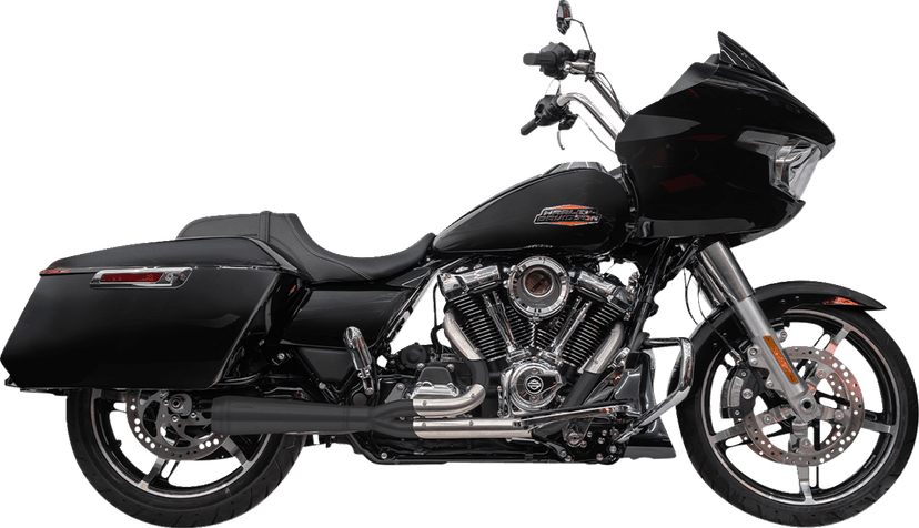 TRASK 1800-2783 2-into-1 Assault Exhaust System - Black - Touring M8 — image 1 of 2