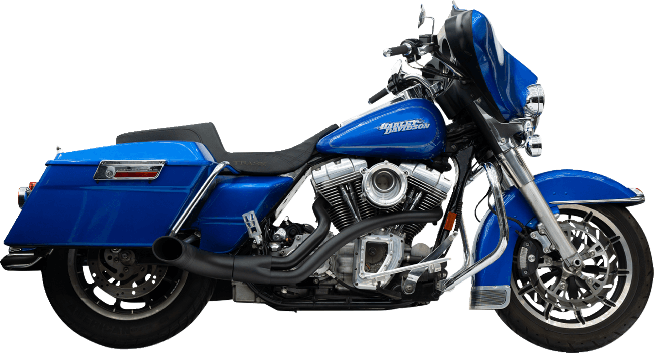 TRASK 1800-2784 2-into-1 Up Yours Exhaust System - Twin Cam - Black