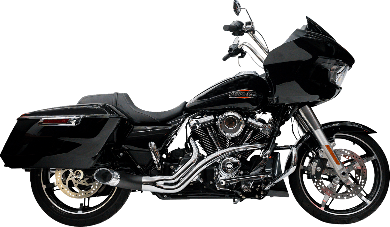 TRASK 1800-2789 2-into-1 Up Yours Exhaust System - M8 - Chrome