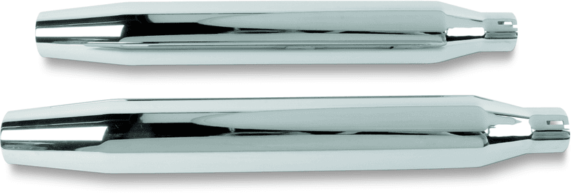 KHROME WERKS 1801-0154 3" HP-Plus® Slip-On Mufflers - Tapered - Chrome - XL