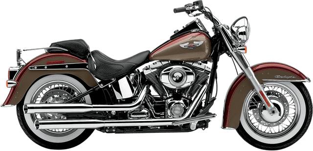 COBRA 1801-0361 3" Slip-On Mufflers - Chrome - '07-'17 FLSTN
