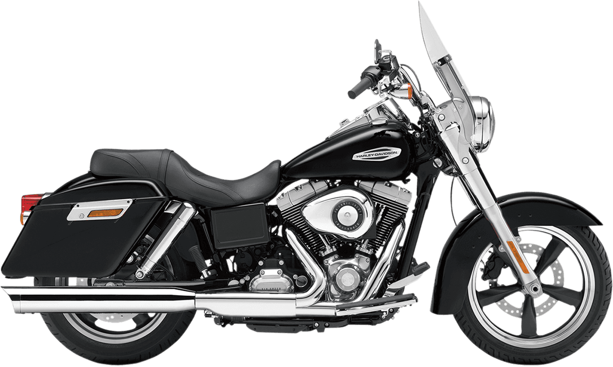 COBRA 1801-0590 4" Slip-On Muffler - Scalloped Tip - Chrome - '12-'16 FLD