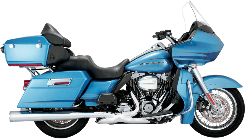 VANCE & HINES 1801-0606 Hi-Output Slip-On Mufflers - Chrome - '95-'16 FLT — image 2 of 2