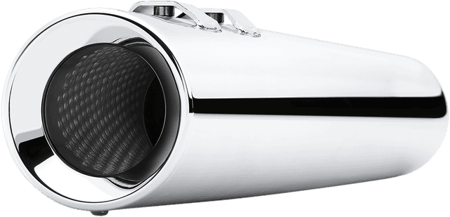 COBRA 1801-0639 Powr-Flo Slip-On Mufflers - Chrome - '95-'16 FL — image 3 of 3