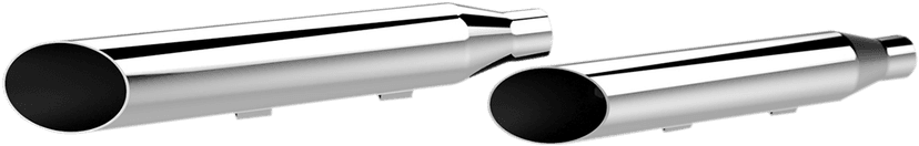 KHROME WERKS 1801-0693 3" HP-Plus® Slip-On Mufflers - Slash-Cut - Chrome - XL