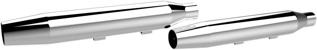 KHROME WERKS 1801-0694 3" HP-Plus® Slip-On Mufflers - Tapered - Chrome - XL