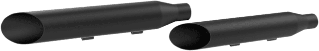 KHROME WERKS 1801-0695 3" HP-Plus® Slip-On Mufflers - Slash-Cut - Black - XL