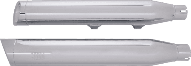 COBRA 1801-0703 3" Slashcut Slip-On Mufflers - XL - Chrome — image 2 of 2