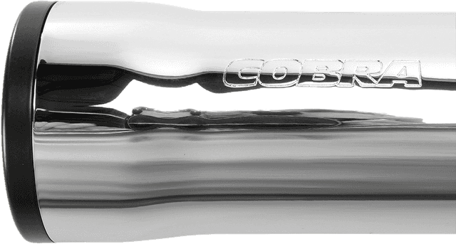COBRA 1801-0709 Slip-On Mufflers with Race Pro Tips - 3" - Chrome - '00-'06 FLSTF/FXSTD — image 3 of 5