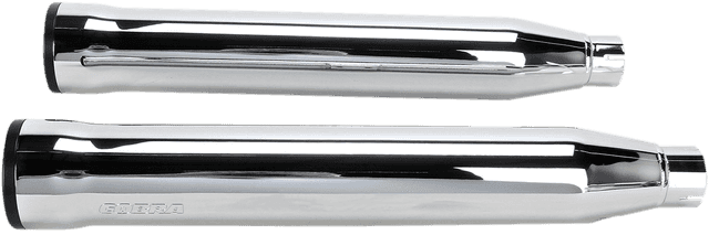 COBRA 1801-0711 Slip-On Mufflers with Race Pro Tips - 3" - Chrome - '07-'17 FLSTF/FXSTD — image 1 of 5