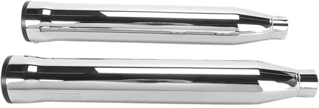 COBRA 1801-0713 Slip-On Mufflers with Race Pro Tips - 3" - Chrome - '07-'17 FLSTN/FLSTSB/FLSS/FLSTFBS — image 1 of 5