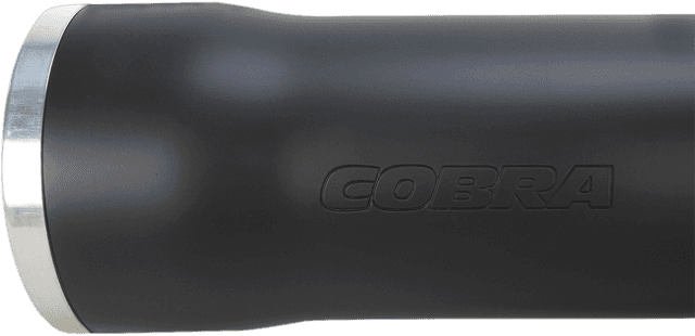 COBRA 1801-0714 Slip-On Mufflers with Race Pro Tips - 3" - Black - '07-'17 FLSTN/FLSTSB/FLSS/FLSTFBS — image 2 of 5