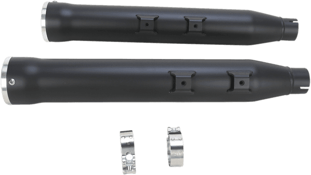 COBRA 1801-0714 Slip-On Mufflers with Race Pro Tips - 3" - Black - '07-'17 FLSTN/FLSTSB/FLSS/FLSTFBS — image 5 of 5