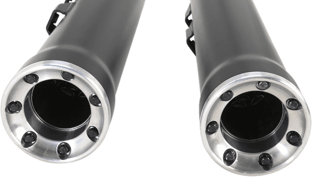 COBRA 1801-0714 Slip-On Mufflers with Race Pro Tips - 3" - Black - '07-'17 FLSTN/FLSTSB/FLSS/FLSTFBS — image 3 of 5