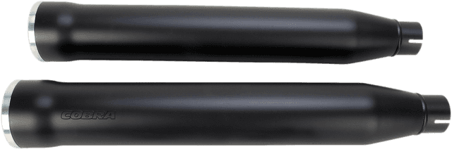 COBRA 1801-0716 Slip-On Mufflers with Race Pro Tips - 3" - Black - '07-'17 FXST/B/C, FLSTC/FXCW/C/FXSB/SE — image 1 of 5