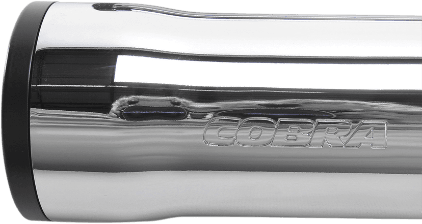 COBRA 1801-0721 Slip-On Mufflers with Race-Pro Tips - 3" - Chrome - FXDWG '10-'17 — image 2 of 5
