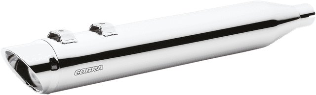 COBRA 1801-0823 Tri Glide Mufflers - Chrome — image 2 of 2