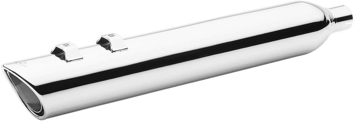 COBRA 1801-0841 909 Twin Slip-On Mufflers - 4" - Chrome - '95-'16 Bagger
