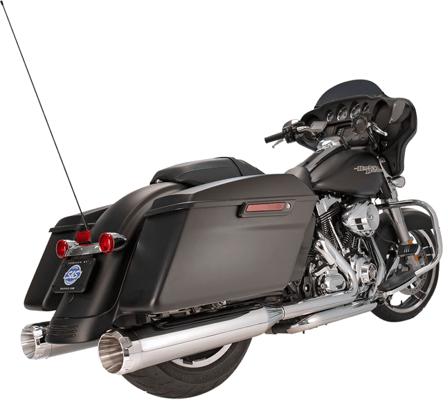 S&S CYCLE 1801-0846 4-1/2" MK45 Performance Mufflers - Chrome with Chrome Thruster — image 1 of 3