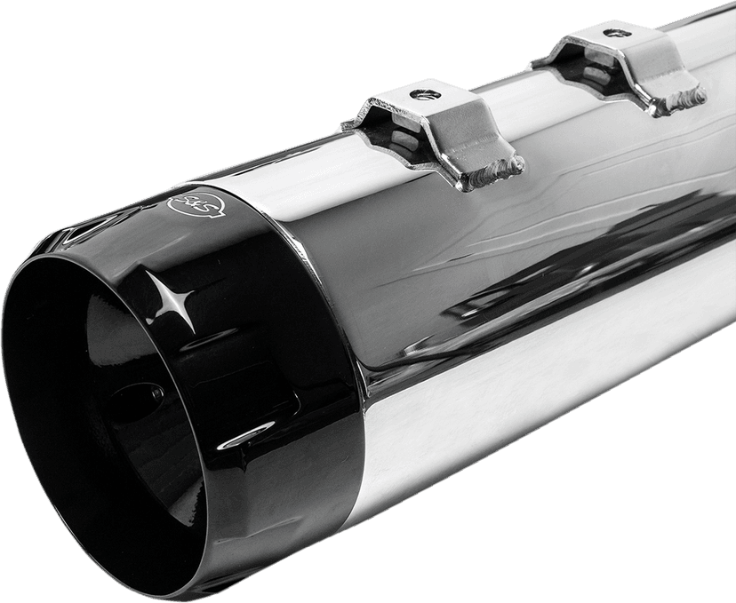 S&S CYCLE 1801-0847 4-1/2" MK45 Performance Mufflers - Chrome with Black Thruster — image 4 of 5
