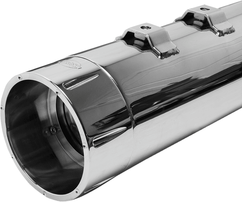S&S CYCLE 1801-0850 4-1/2" MK45 Performance Mufflers - Chrome with Chrome Tracer — image 2 of 3