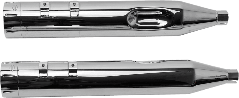 S&S CYCLE 1801-0850 4-1/2" MK45 Performance Mufflers - Chrome with Chrome Tracer — image 3 of 3