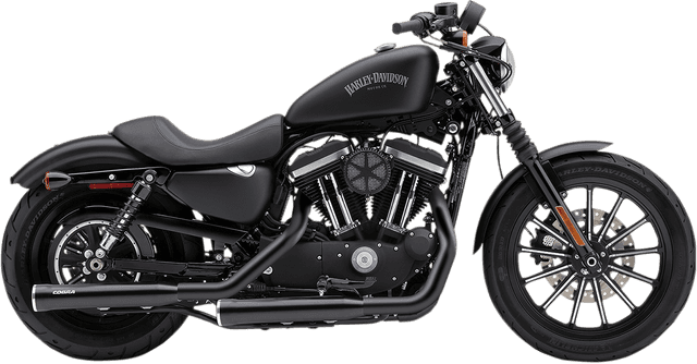 COBRA 1801-1024 Slip-On Mufflers with Race-Pro Tips - 3" - Black - '14-'22 XL — image 1 of 3