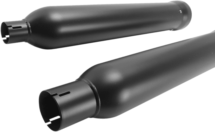 COBRA 1801-1050 Neighbor Hater Slip-On Mufflers - 4-1/2" - Raven Black - FL — image 2 of 4