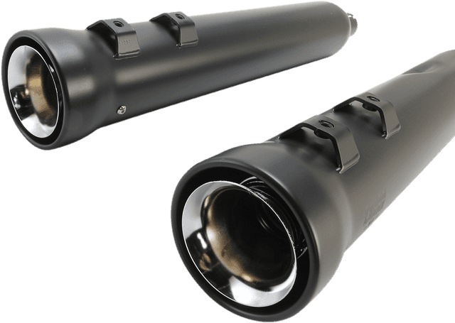 COBRA 1801-1050 Neighbor Hater Slip-On Mufflers - 4-1/2" - Raven Black - FL — image 3 of 4