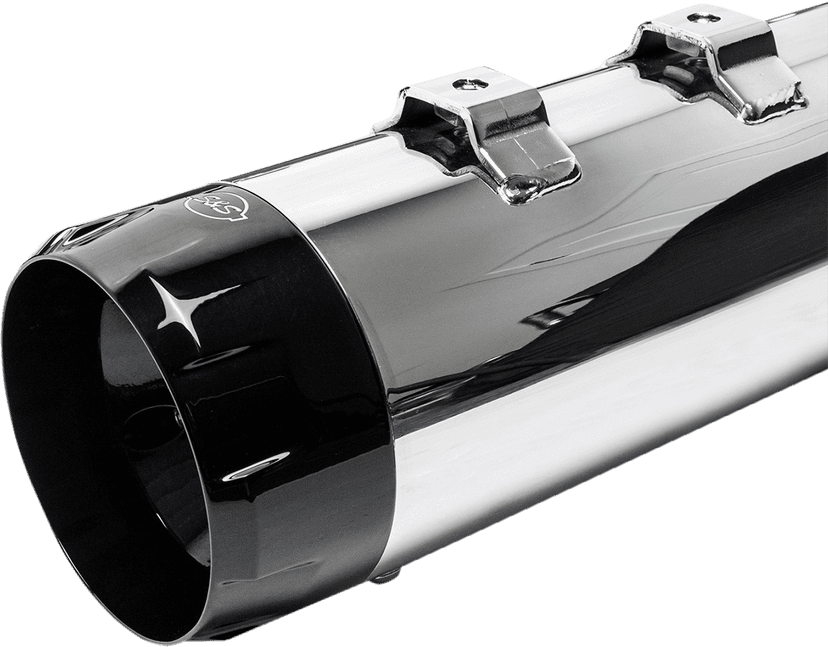 S&S CYCLE 1801-1075 4-1/2" MK45 Performance Mufflers - Black Thruster — image 3 of 3