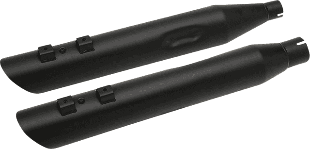 DRAG SPECIALTIES 1801-1186 3-1/2" Slashdown Slip-On Mufflers - Black — image 1 of 2
