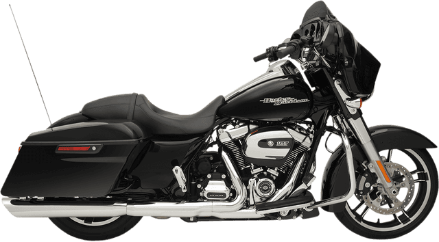 DRAG SPECIALTIES 1801-1189 4" Slashdown Slip-On Mufflers - Chrome — image 1 of 3