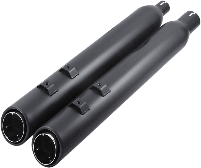COBRA 1801-1216 909 Uppercut Slip-On Mufflers - M8 FL - Raven Black