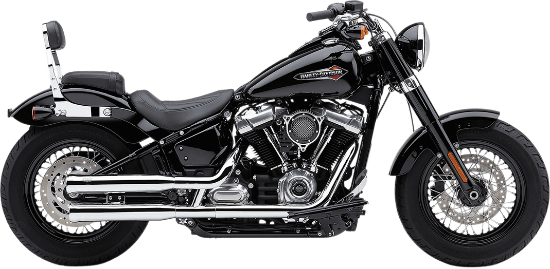 COBRA 1801-1242 Neighbor Hater Slip-On Mufflers - Chrome - Softail