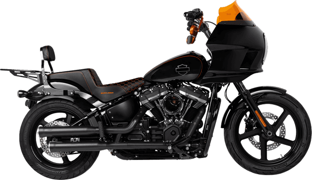 COBRA 1801-1245 RPT Slip-On Mufflers - 3" - Raven Black - M8 Softail — image 1 of 4