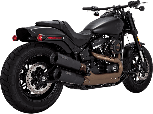 VANCE & HINES 1801-1250 Black Hi-Output Mufflers - Black - FXFB/FXFBS — image 1 of 2