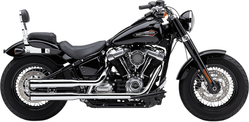 COBRA 1801-1269 RPT Slip-On Mufflers - 3" - Chrome - FLHC/S FLDE — image 1 of 2
