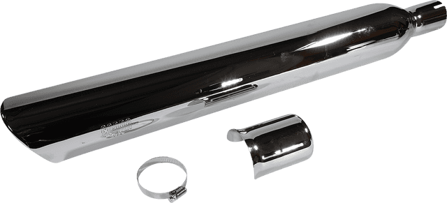 COBRA 1801-1300 909 Twins Slip-On Muffler - FLSB - Chrome — image 2 of 2