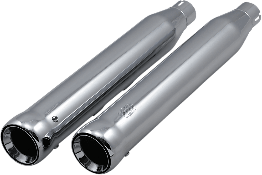 COBRA 1801-1390 Neighbor Hater Slip-On Mufflers - 3" - Chrome - FLSTN